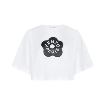 KENZO Logo Printed Crewneck T Shirt
