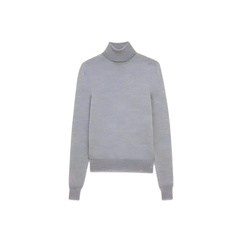 SAINT LAURENT Cassandre Turtleneck Long Sleeved Jumper-0