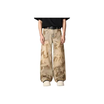 NVRFRGT Jeans Unisex Yellow Mud
