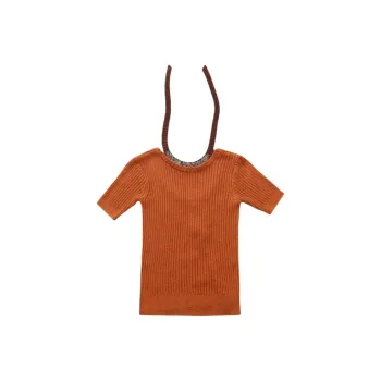 DRIES VAN NOTEN T Shirt Women's Brown Orange