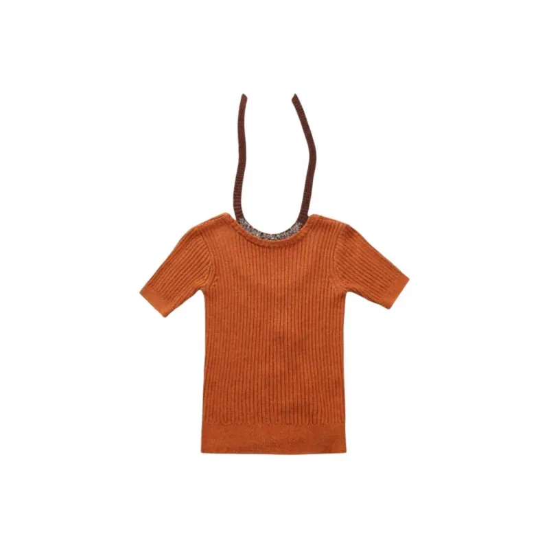 DRIES VAN NOTEN T Shirt Women's Brown Orange-0