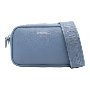 EMPORIO ARMANI Polyester Camera Bag, Shoulder Bag Women's Blue