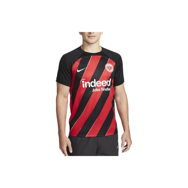 Nike Dri-FIT Sport Eintracht Frankfurt 2023/24 Stadium Home Soccer Jerseys Men's Black/University Red/White-0