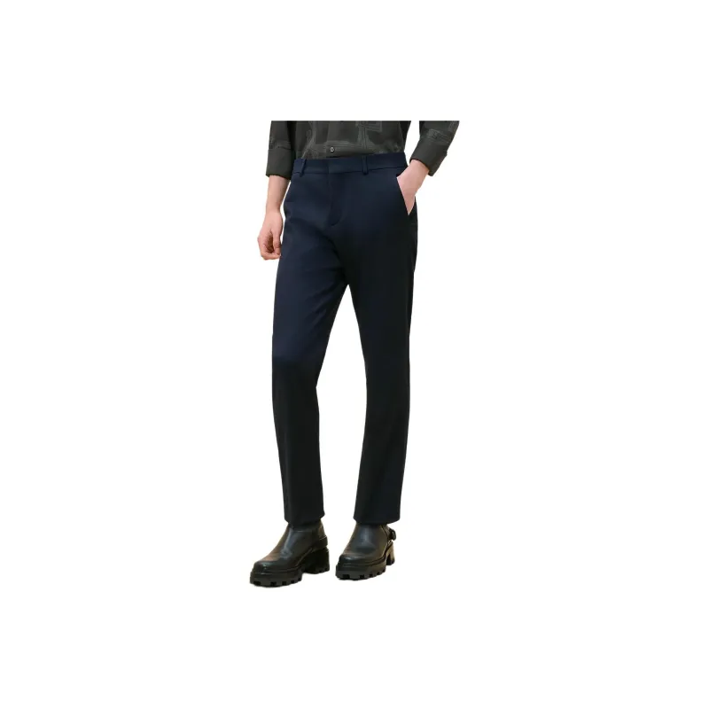 HERMES Casual Pants Men's Sea Blue-0