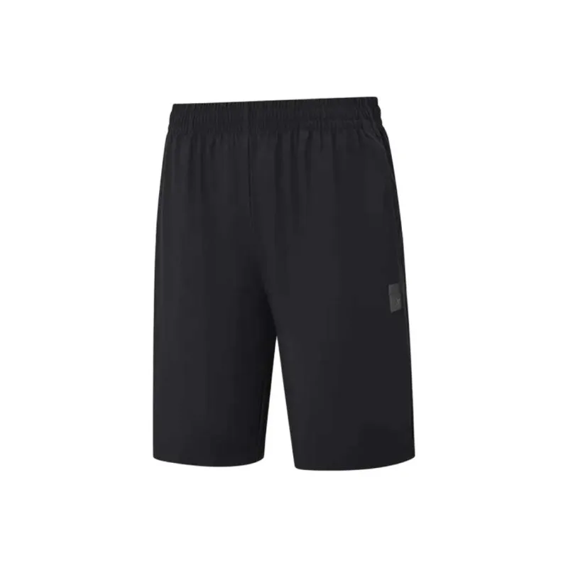 XTEP Sports Life Collection Comprehensive Training Collection Sports Shorts Men's Jet Black-0