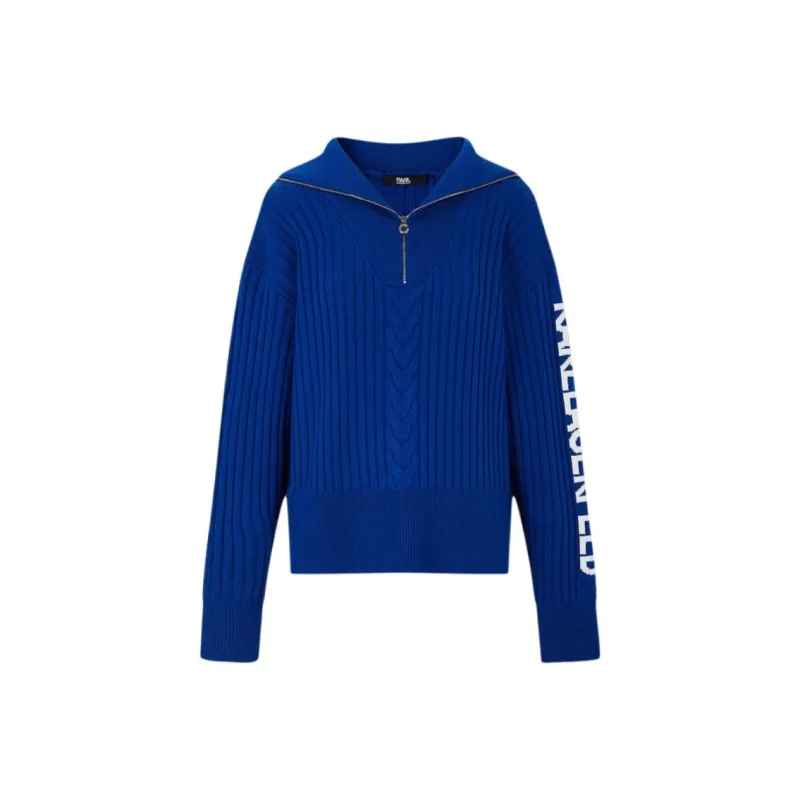 KARL LAGERFELD FW21 Sweater Women's Royal Blue-0