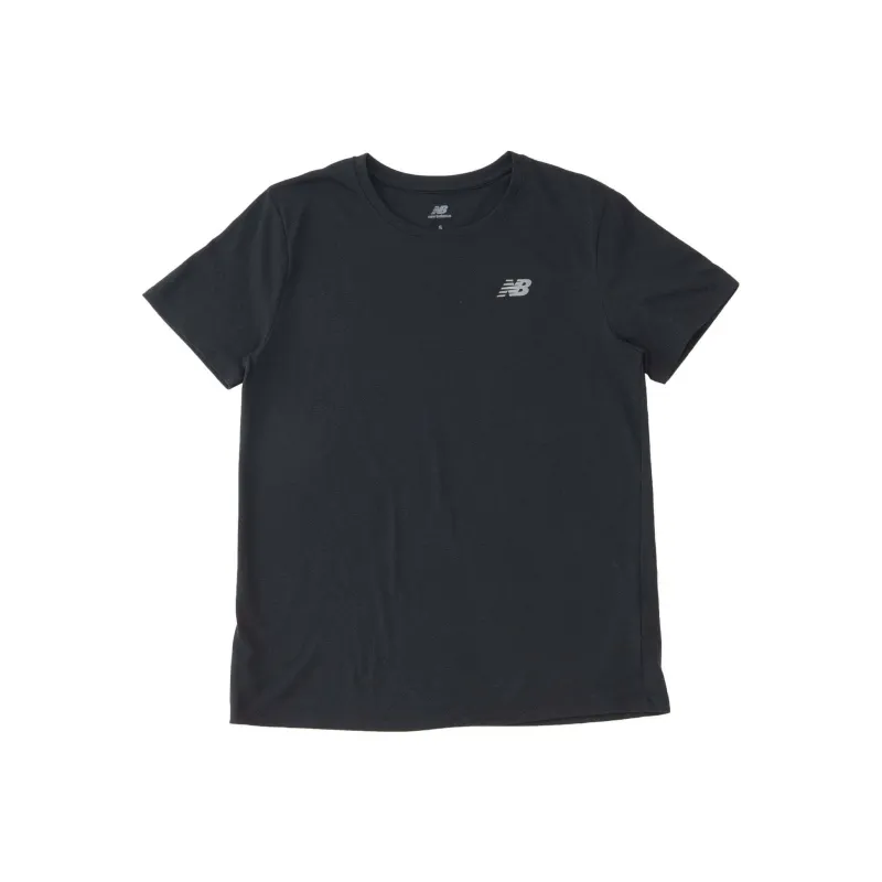 New Balance Heathertech T Shirt Women's Black-0