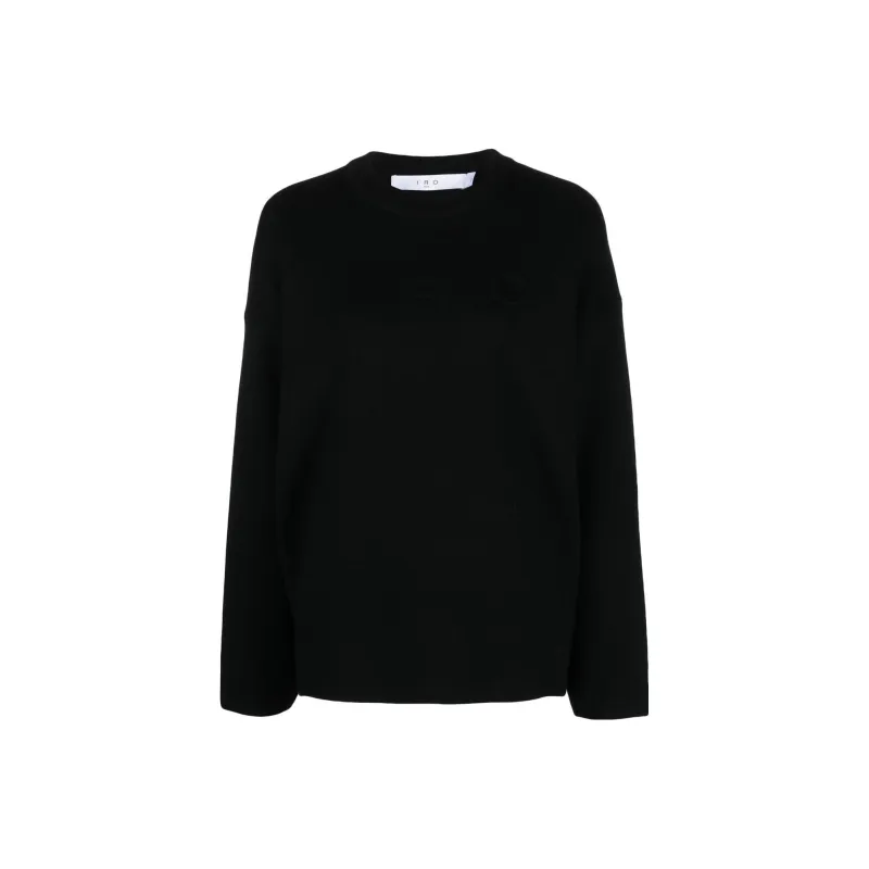 IRO NIGHT Intarsia Knit logo Jumper-0
