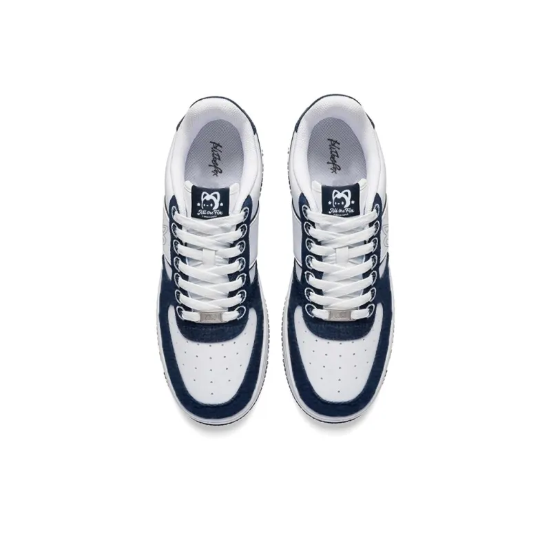 ALI THE FOX Low-Top Skateboard Shoes Women's Classic White/Hai Chang Blue-41