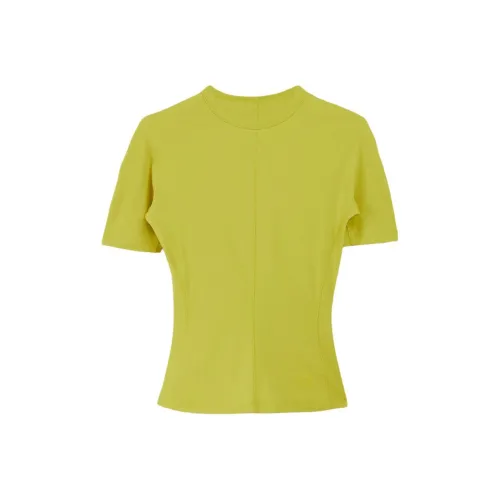 Y 3 T Shirts Women's Yellow