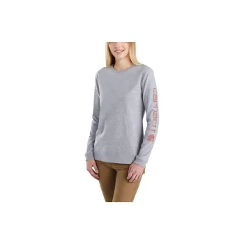 Carhartt LOOSE FIT HEAVYWEIGHT LONG SLEEVE LOGO SLEEVE GRAPHIC T Shirt Women's