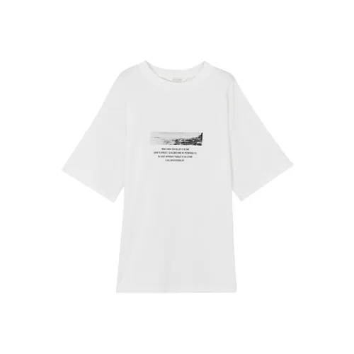 MS-Echo SS22 T-Shirt Women's Tissue White