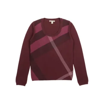 Burberry Sweater Women's Burgundy