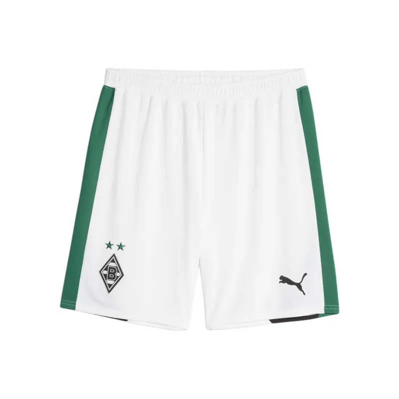 PUMA Borussia Mönchengladbach Soccer Bottoms Men's White Green-0