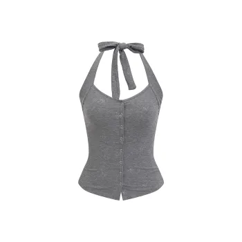 Ariseism Tank Tops Women's Gray