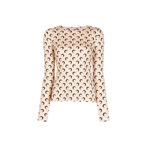 Marine Serre Second Skin Moon Top 'All Over Moon Tan'