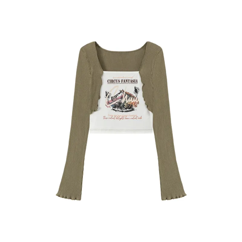 CHUU Crop Tops Women's-1