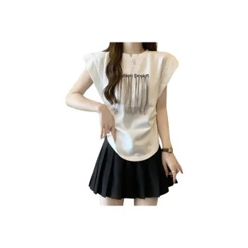 Oudifu T Shirts Women's White