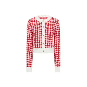 Three Quarters Sweater Women's Red