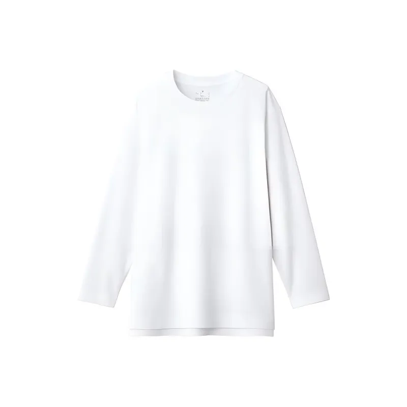 MUJI Drop Shoulder Sleeve T-Shirt Women's-0