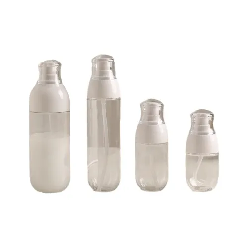 KEWANHONG Squeeze Lotion Bottles With Dividers Convenient Four Piece Set
