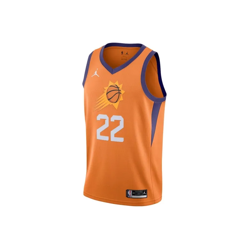 Jordan Basketball Jerseys Phoenix Suns Deandre Ayton Size 22 Men's Orange-0