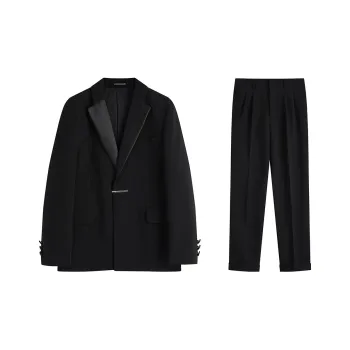 JOHNHOLLIS Business Suits Unisex Black