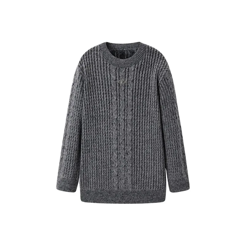 PEACEBIRD Sweaters Women's Gray-0