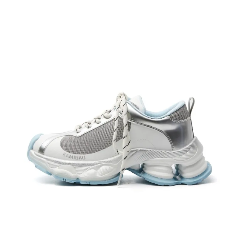 STELLA WEISZ Cushioning, Slip Resistant, And Abrasion Resistant Low Top Chunky Sneakers Women's-3