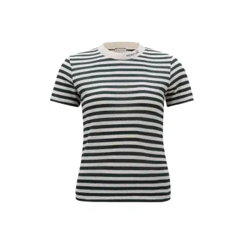 Moncler Striped T Shirt T Shirt Women's Multicolor