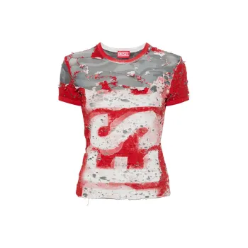 DIESEL T-Shirts Women's Red
