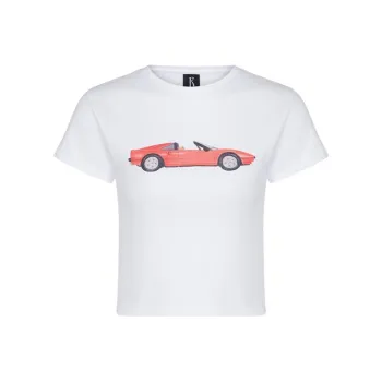 Réalisation Par Crop Tops Women's White