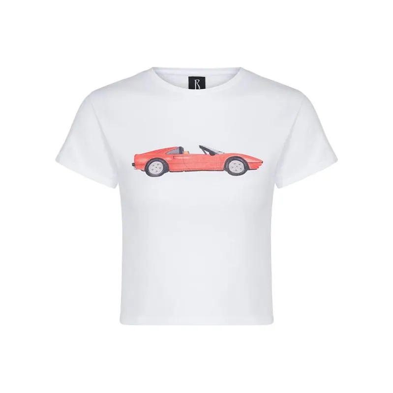 Réalisation Par Crop Tops Women's White-0
