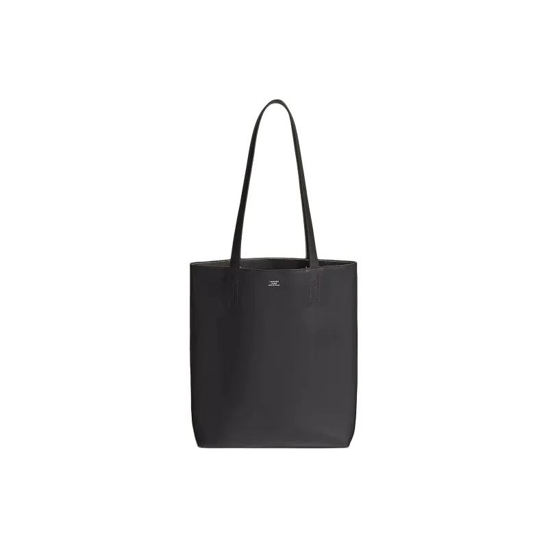 HERMES Double Sens Swift Calfskin Tote Bag, Shopping Bag, Shoulder Bag Women's 89 Noir Black-0
