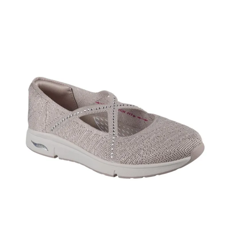 Martha Stewart x Skechers Low Top Casual Shoes Women's Gray-1