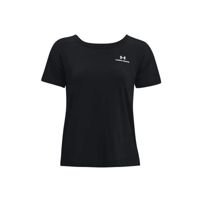 Under Armour Drop Shoulder Sleeve T Shirt Women's Black-0