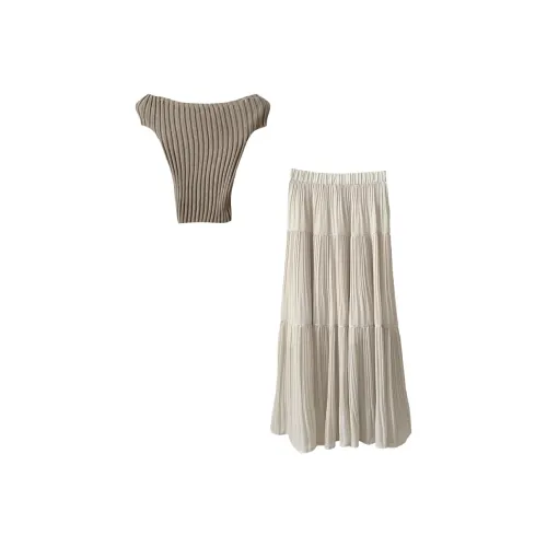 Aghr Two Piece Skirt Sets Women's
