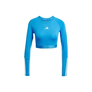 Adidas Free Shipping With AdiClub Hyperglam Training Cropped Long Sleeve Tee