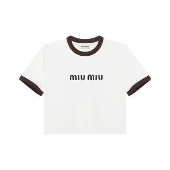 MIU MIU Regular T Shirt Women's White