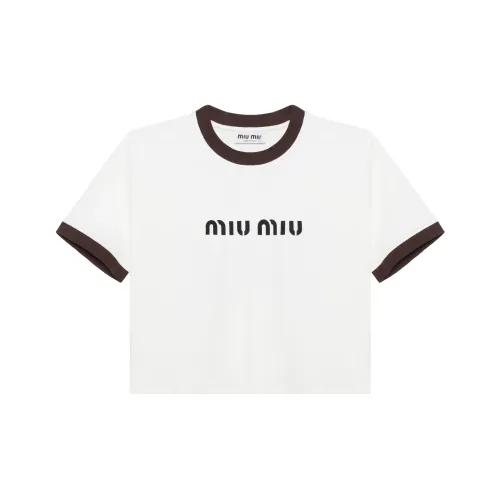 MIU MIU Regular T Shirt Women's White