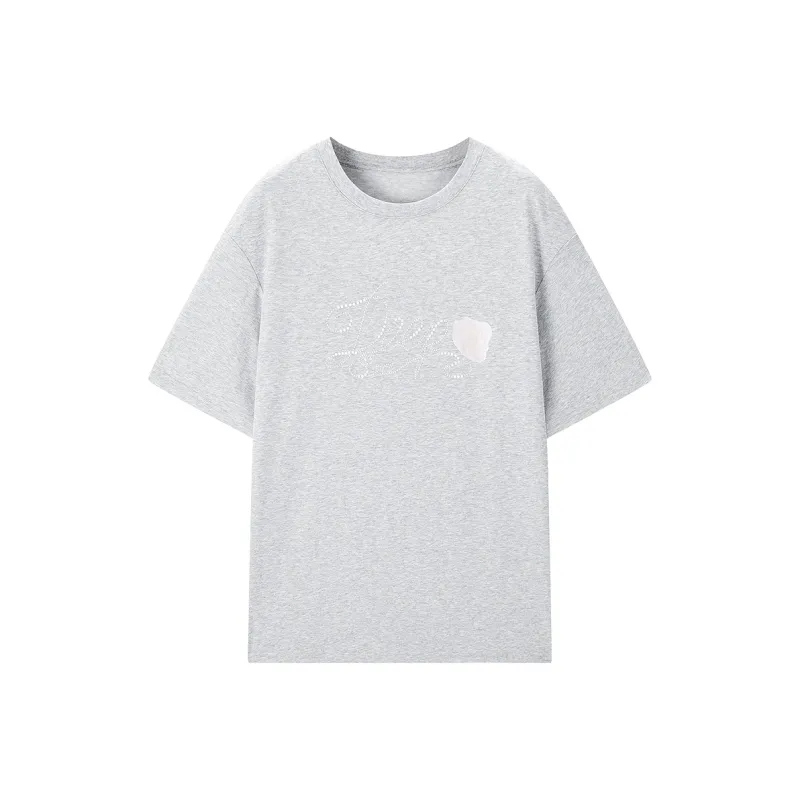LEDIN T Shirt Women's Lunar Rock Gray-0