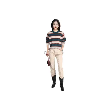 ISABEL MARANT Drussell Striped Crewneck Jumper