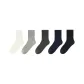 White+Light Gray+Dark Gray+Denim Blue+Black