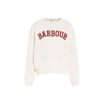 BARBOUR Silverdale Sweatshirt Sweater Women's Beige