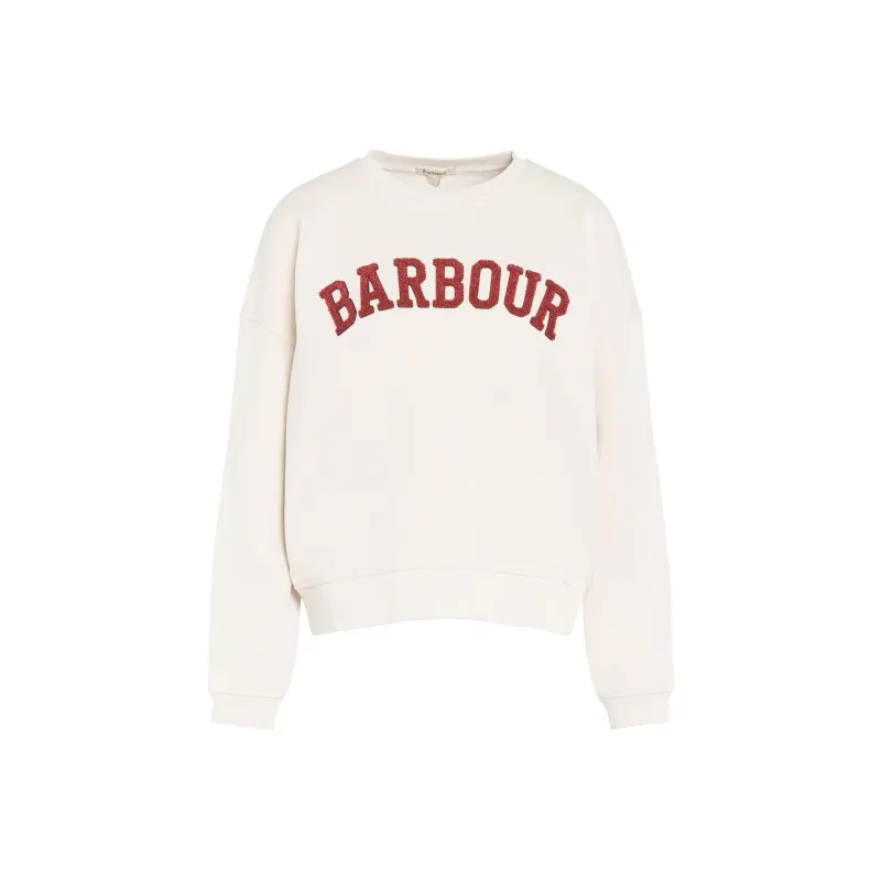 BARBOUR Silverdale Sweatshirt Sweater Women's Beige-0
