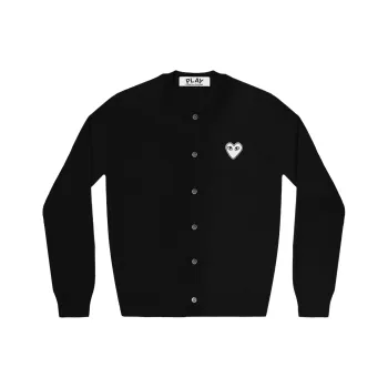 CDG Play Sweaters Women's Black