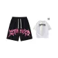 Black Pink Shorts (Includes White T-Shirt)
