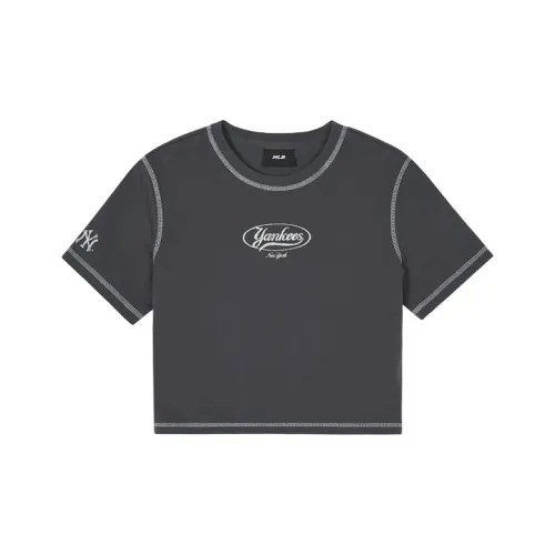 MLB New York Yankees T Shirt Women's Charcoal Gray