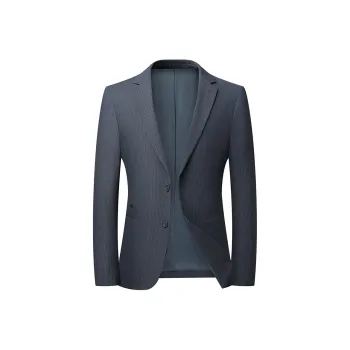 PIERRE CARDIN Business Suit Men's Gray Blue