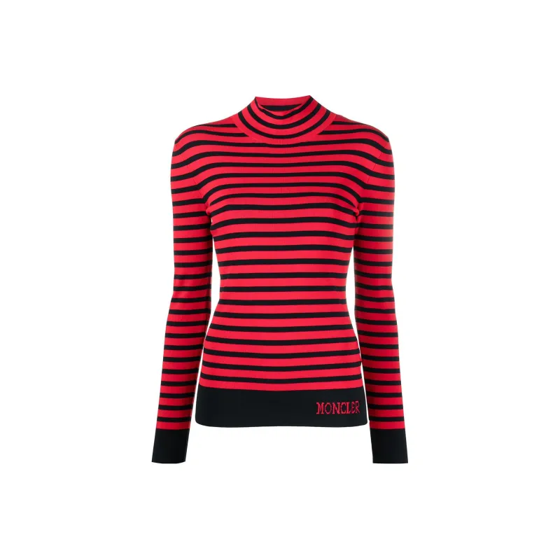 Moncler Striped High neck Jumper-0